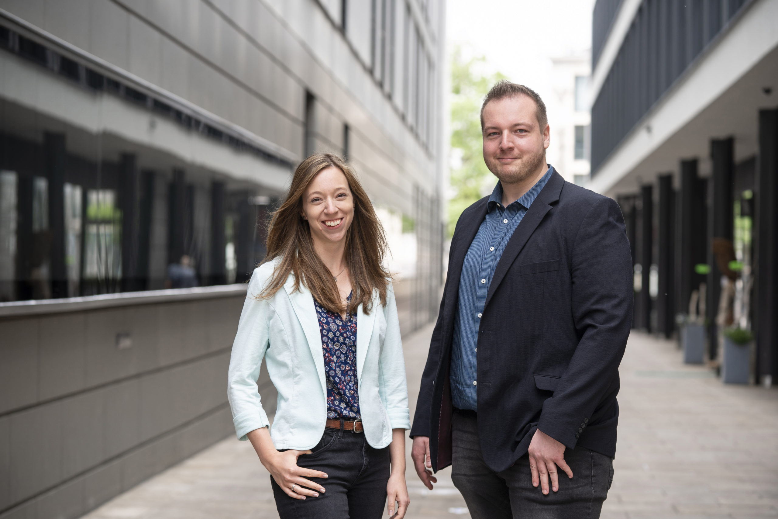 Astrid Sill (COO) und Dominik Bödger (CEO)