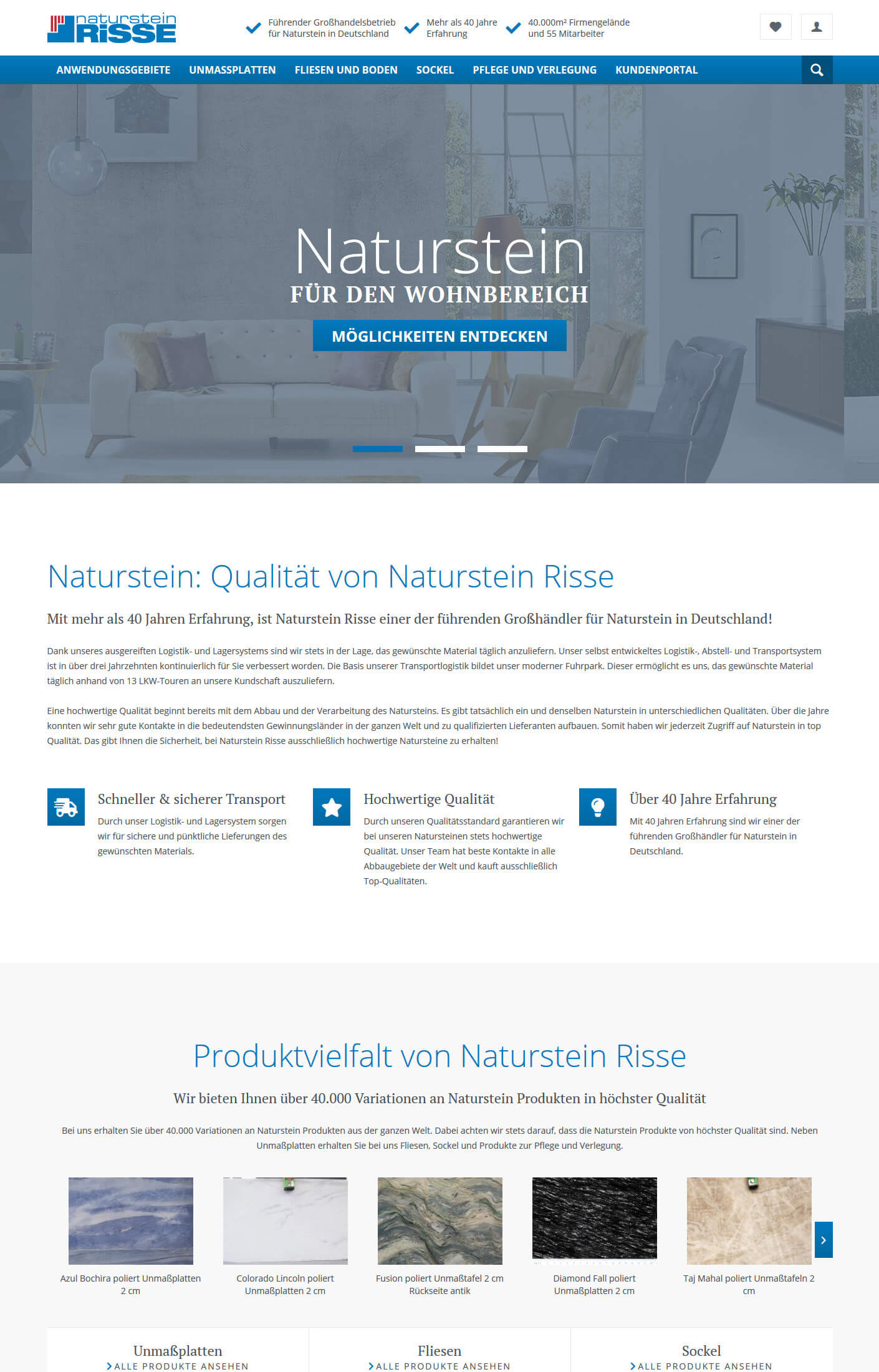 Naturstein Onlinehandel