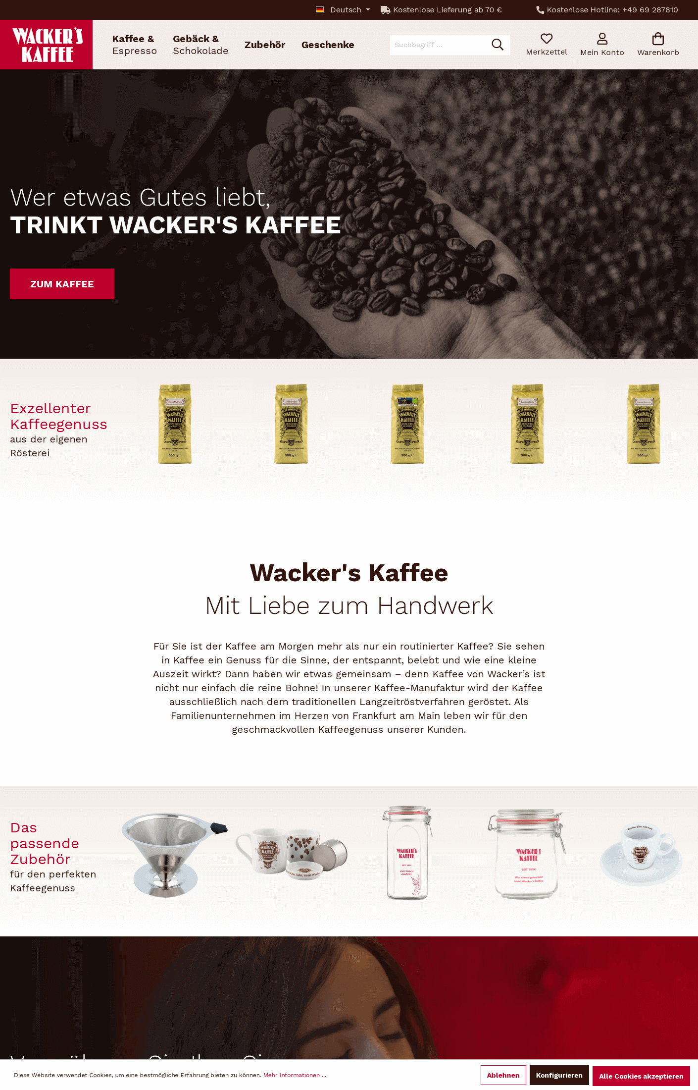 Kaffee Onlinehandel